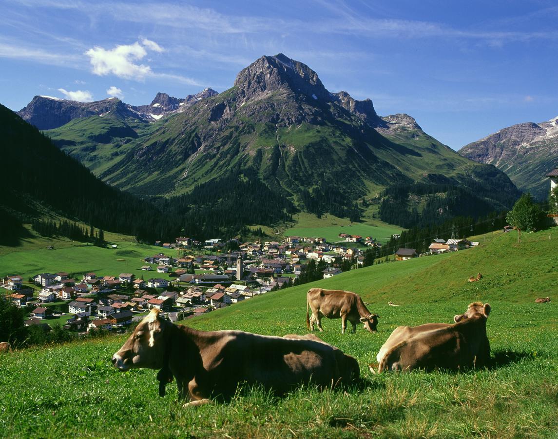 Hotel Pension Echo Lech am Arlberg Eksteriør bilde